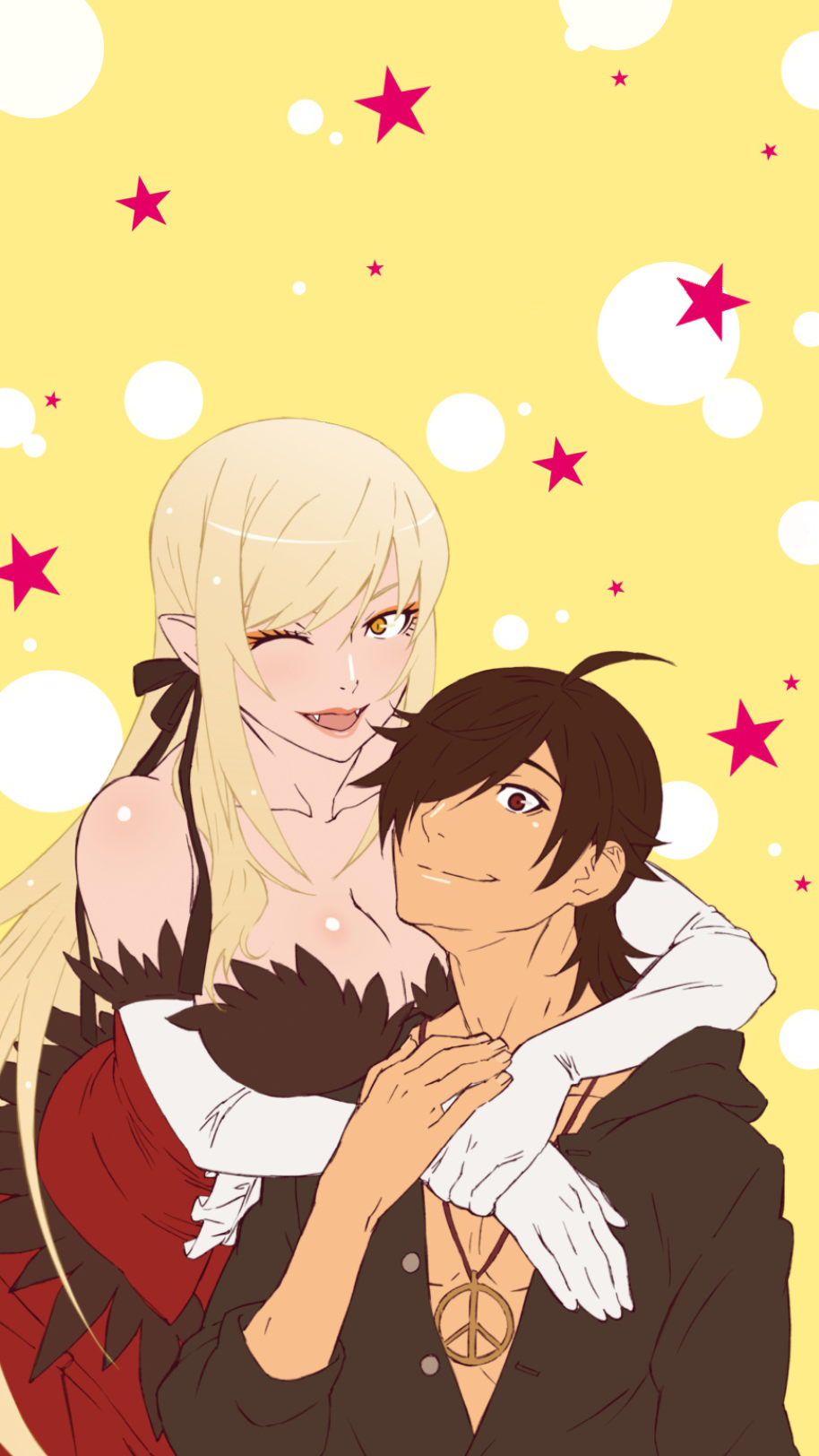 914x1624  Best Koyomi araragi iPhone HD Wallpapers - iLikeWallpaper