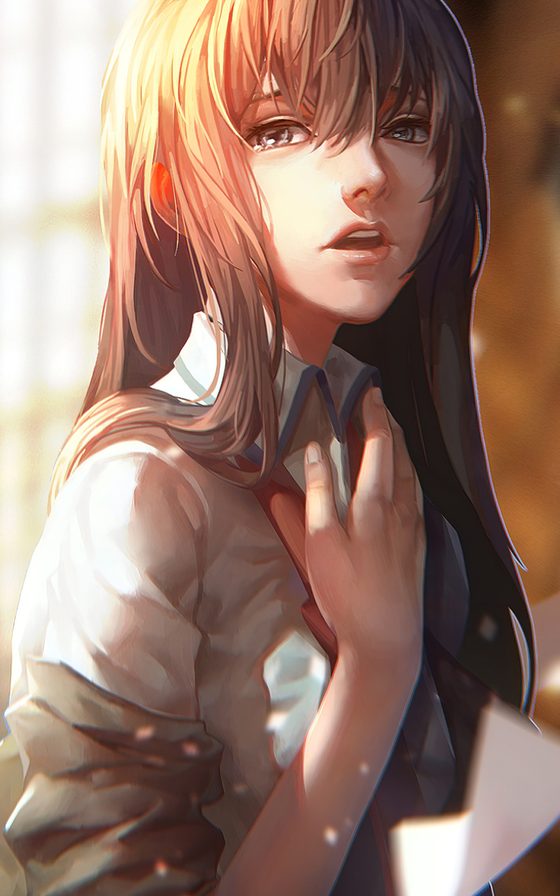 800x1280 Wallpaper: Illustration, Anime, Cartoon, Makise Kurisu, Steins Gate, Mangaka, Forme Dosticter, 271 - 271 - 271 - 271 - Makise kurisu, Steins. - 245504 - HD Обои - Wallhere