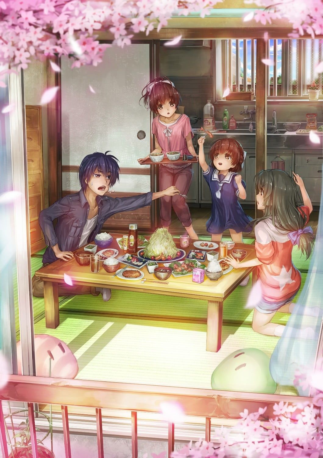 1060x1500  Tags: CLANNAD, KEY (Studio), Furukawa Nagisa, Sakagami Tomoyo, Ibuki Fuko,  Official Art, Kyoto Animation, Ikeda Kazumi, Megami #101… | Clannad, Clannad Anime, Anime