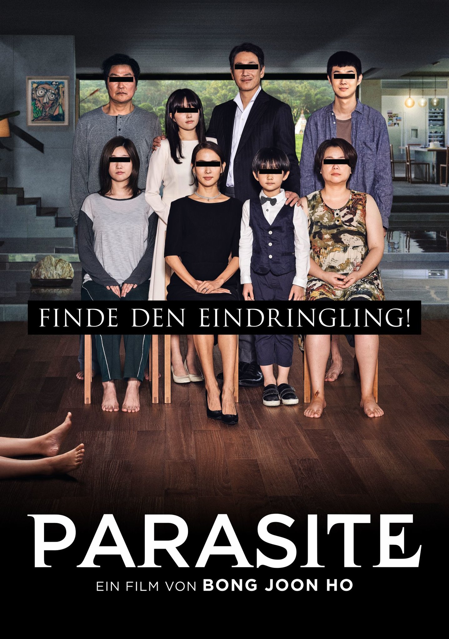 1438x2048  Parasite-Корейский триллер-Альтернативный плакат фильма | Campfire