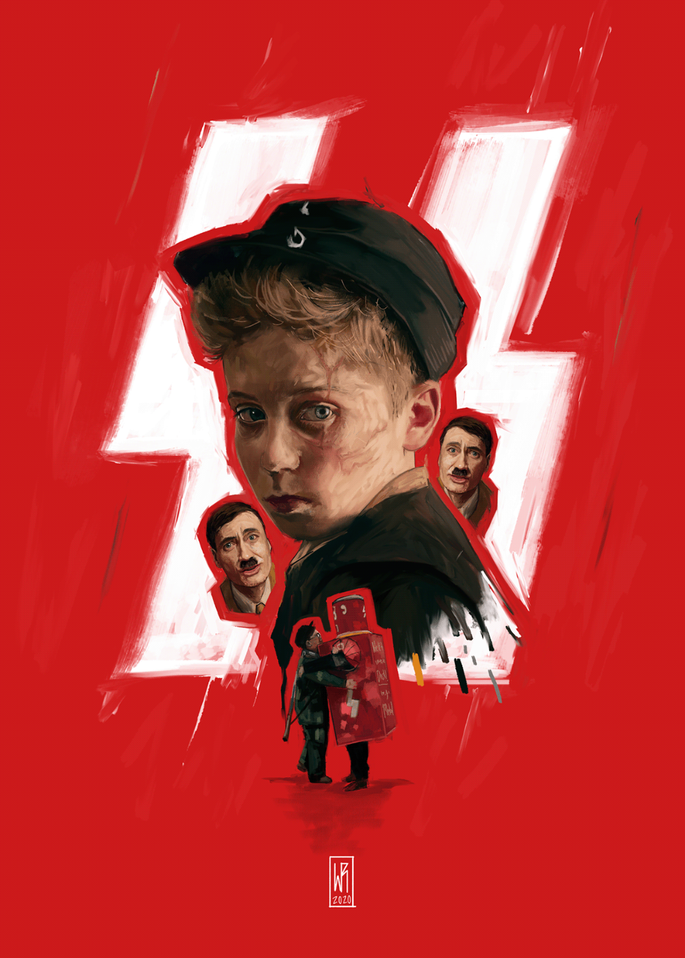 1000x1398  movie Jojo Rabbit - Mobile Abyss