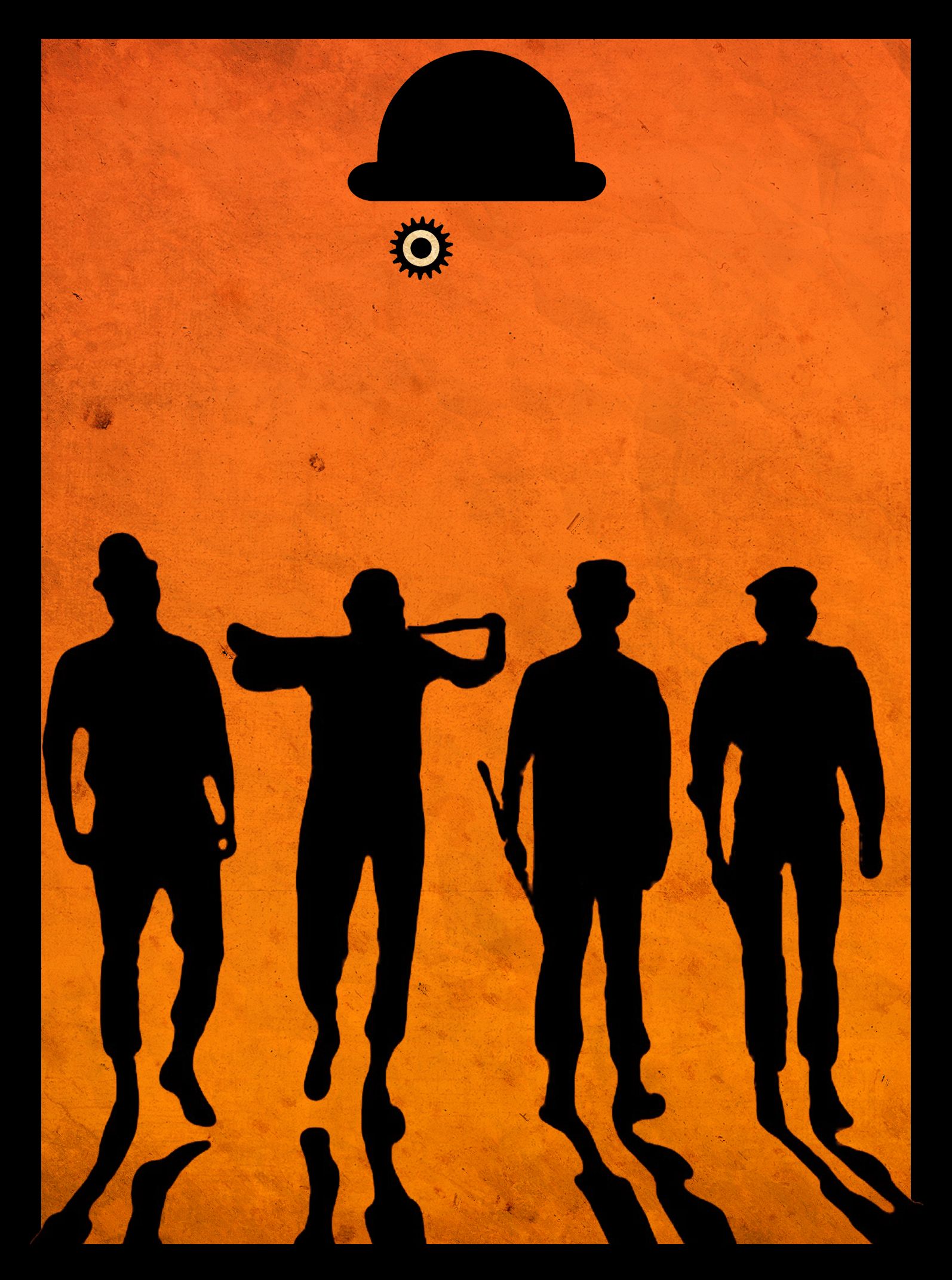 Заводной апельсин плакат