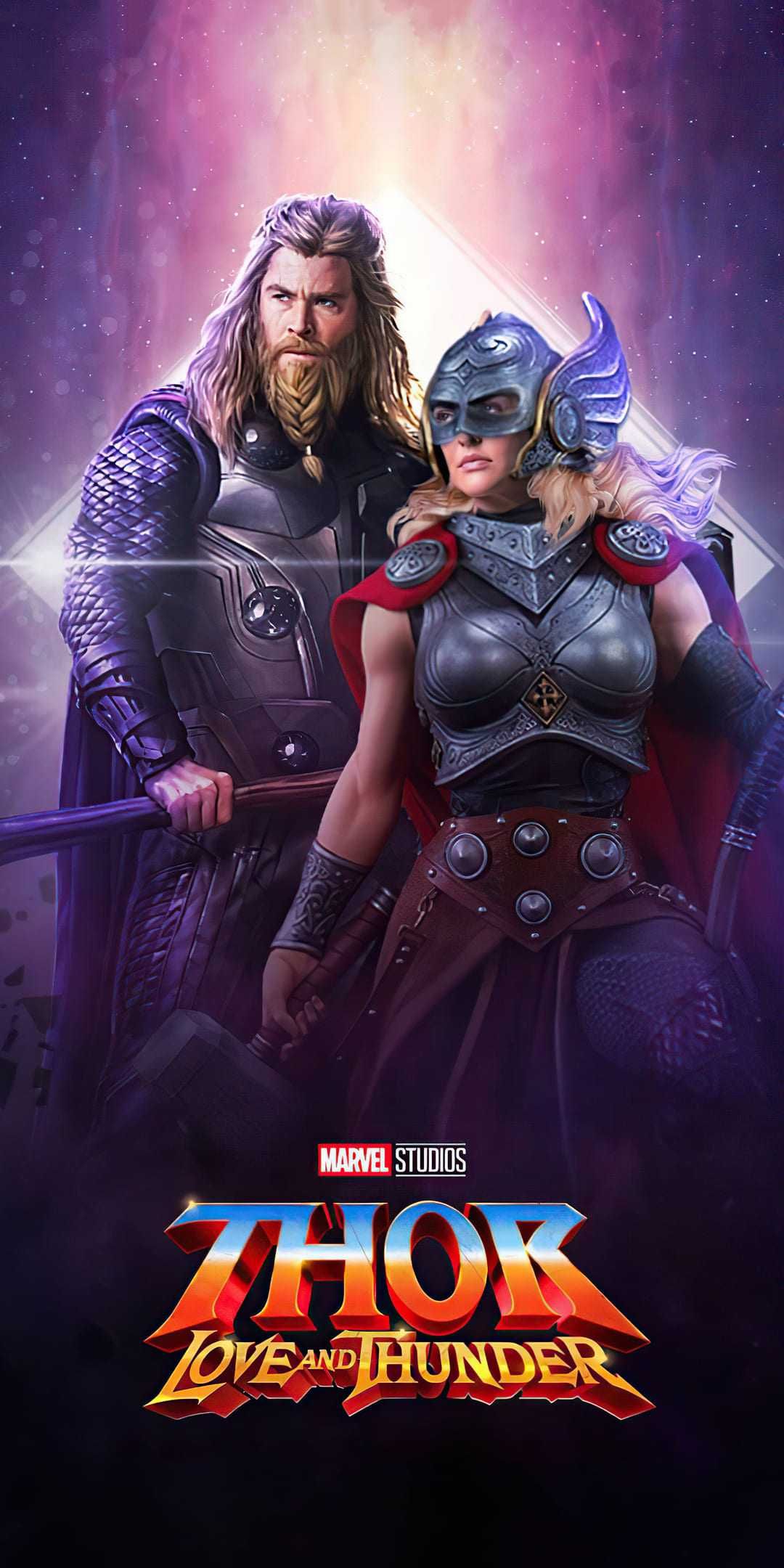 1080x2160   Текстовые обои телефона для Thor: Love and Thunder Poster: r/marvelstudios 