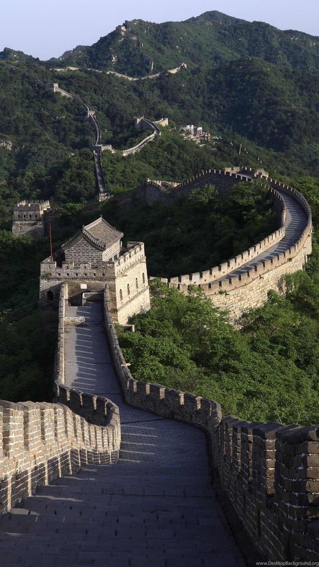 Китайская стена фото со стороны