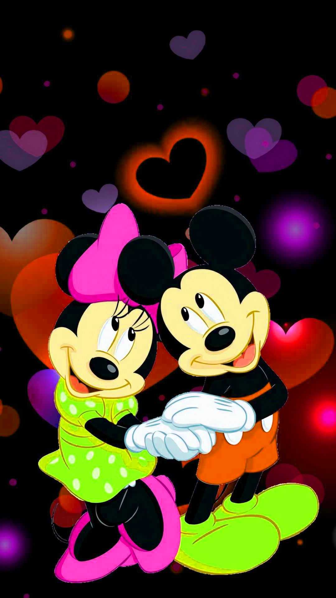 1080x1920  268138 Mickey Mouse, Minnie Mouse, Walt Disney Company, Cartoon, Red, OnePlus 8 Обои HD, 1080x2400 - RED HALLERY HD Wallpaper Android - APK Download
