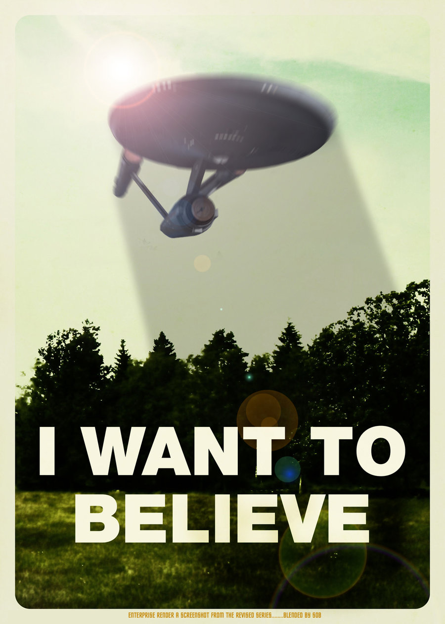 I want to believe обои