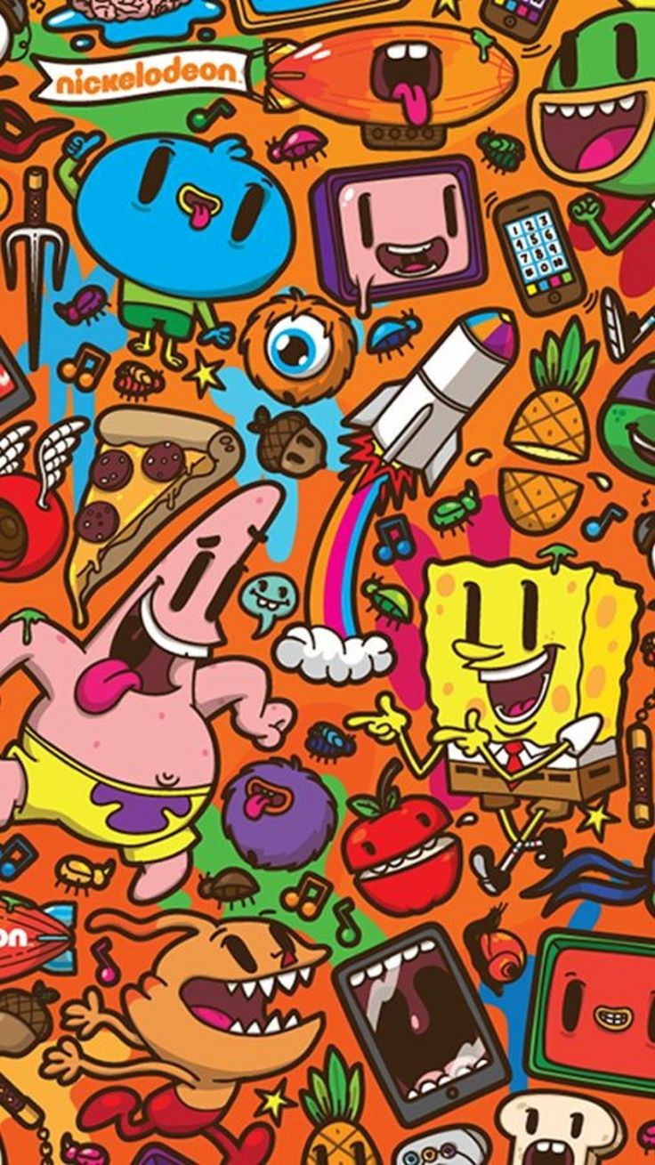 736x1309  Nickelodeon Characters Background Images и обои - YL Computing