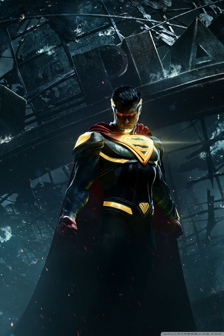 768x1152  Injustice 2 Superman Ultra HD Desktop Фоновые обои для: широкоэкранный WallpaperAccess