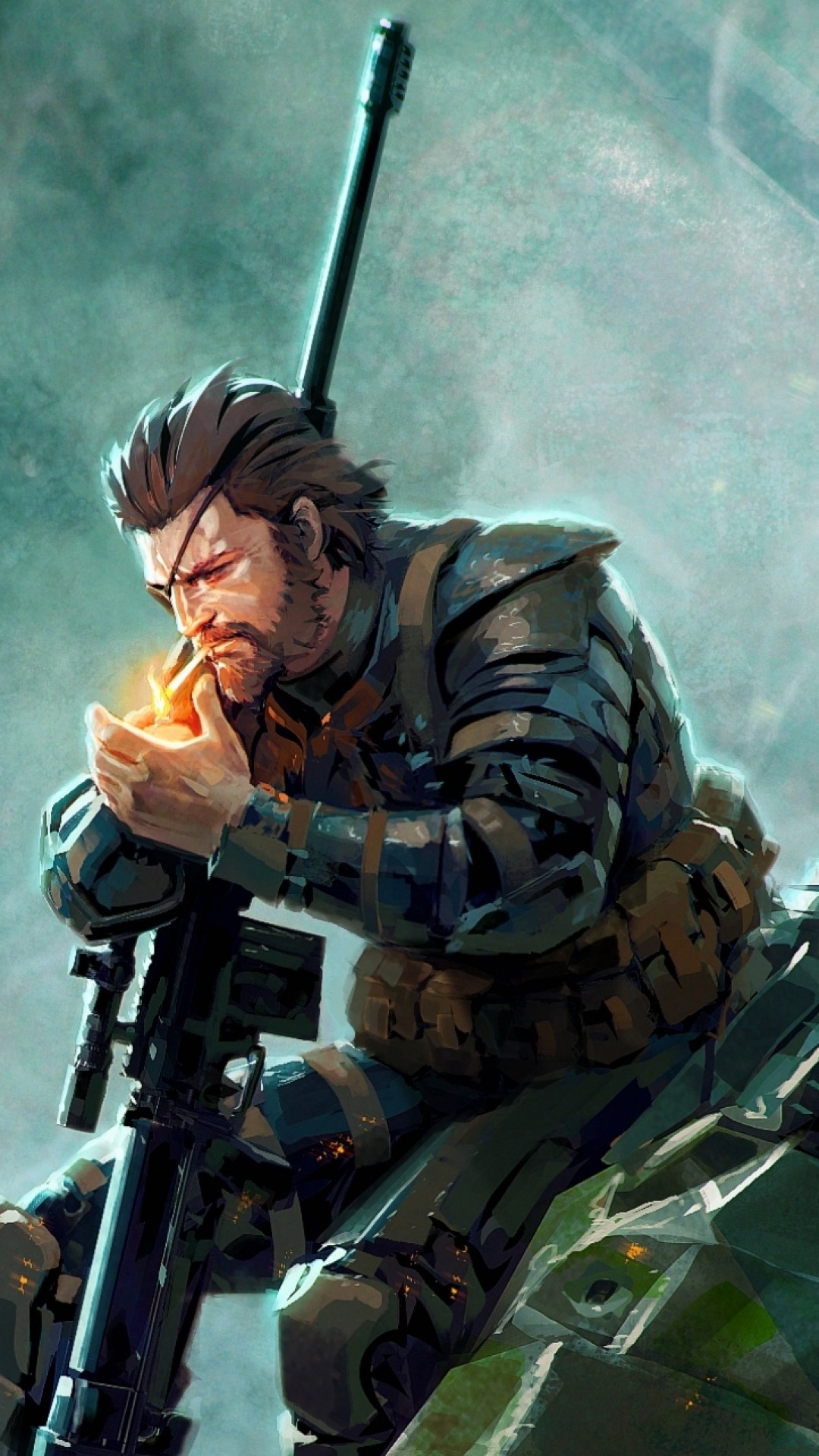 Как установить Metal Gear Solid обои на ваш телефон.