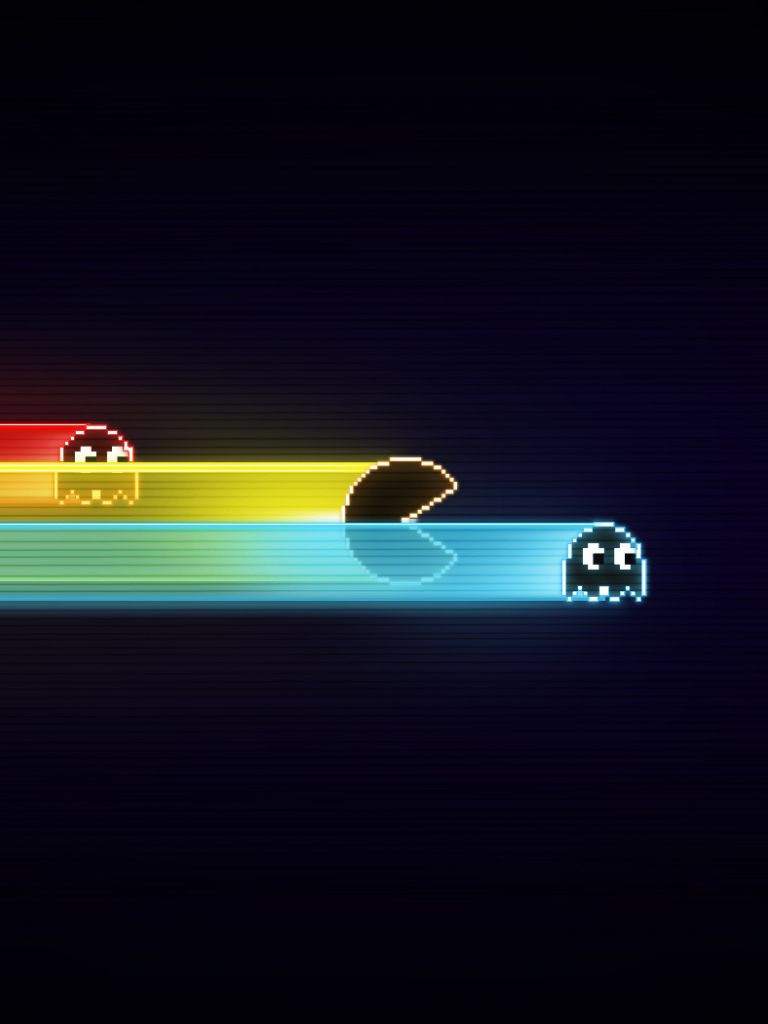 768x1024  PacMan Chase, 80s, game, pacman, HD Телефон Обои | PEACKPX
