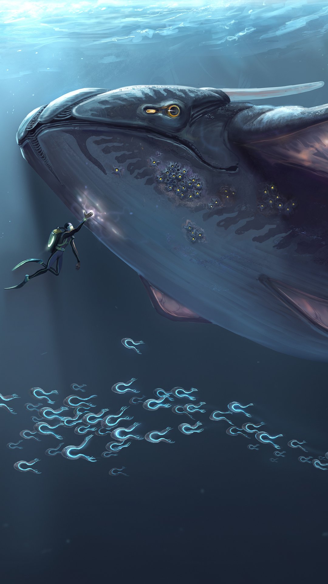 1080x1920  Wallpaper Subnautica, screenshot, underwater, 4k, Games #17623