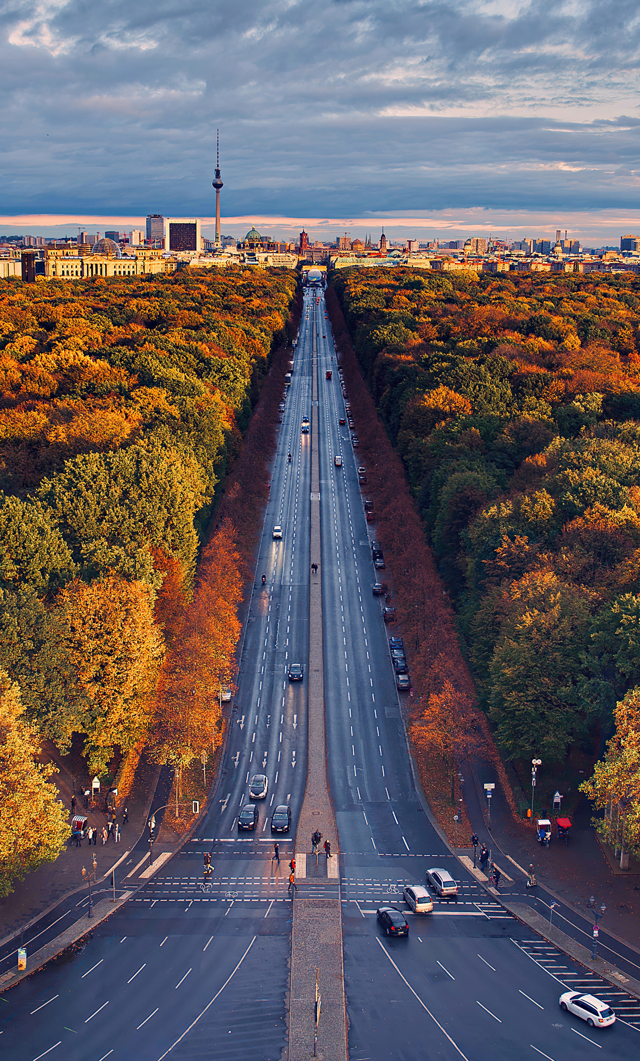 1280x2120  1280x2120 Berlin House Roads Деревья iPhone 6+ HD 4K Обои, изображения, фоны, фотографии и картинки 