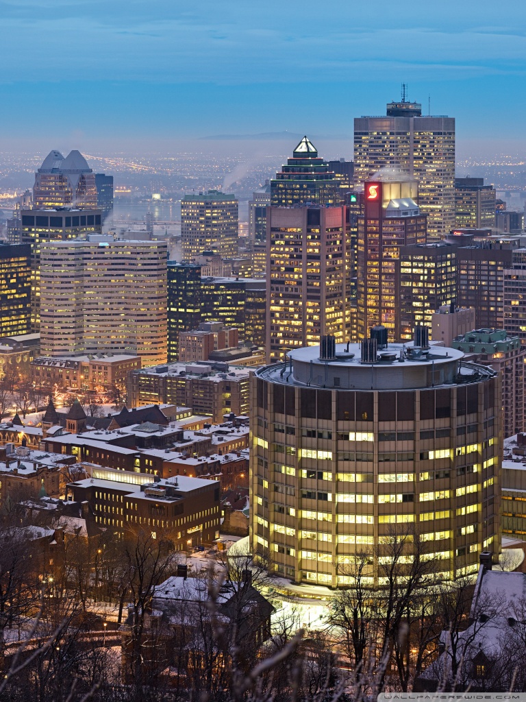 768x1024 Montreal Skyscrapers Ultra HD Desktop Background Wallpaper for 4K UHD TV : Widescreen u0026 UltraWide Desktop u0026 Laptop : Multi Display, Dual Monitor : Tablet : Smartphone