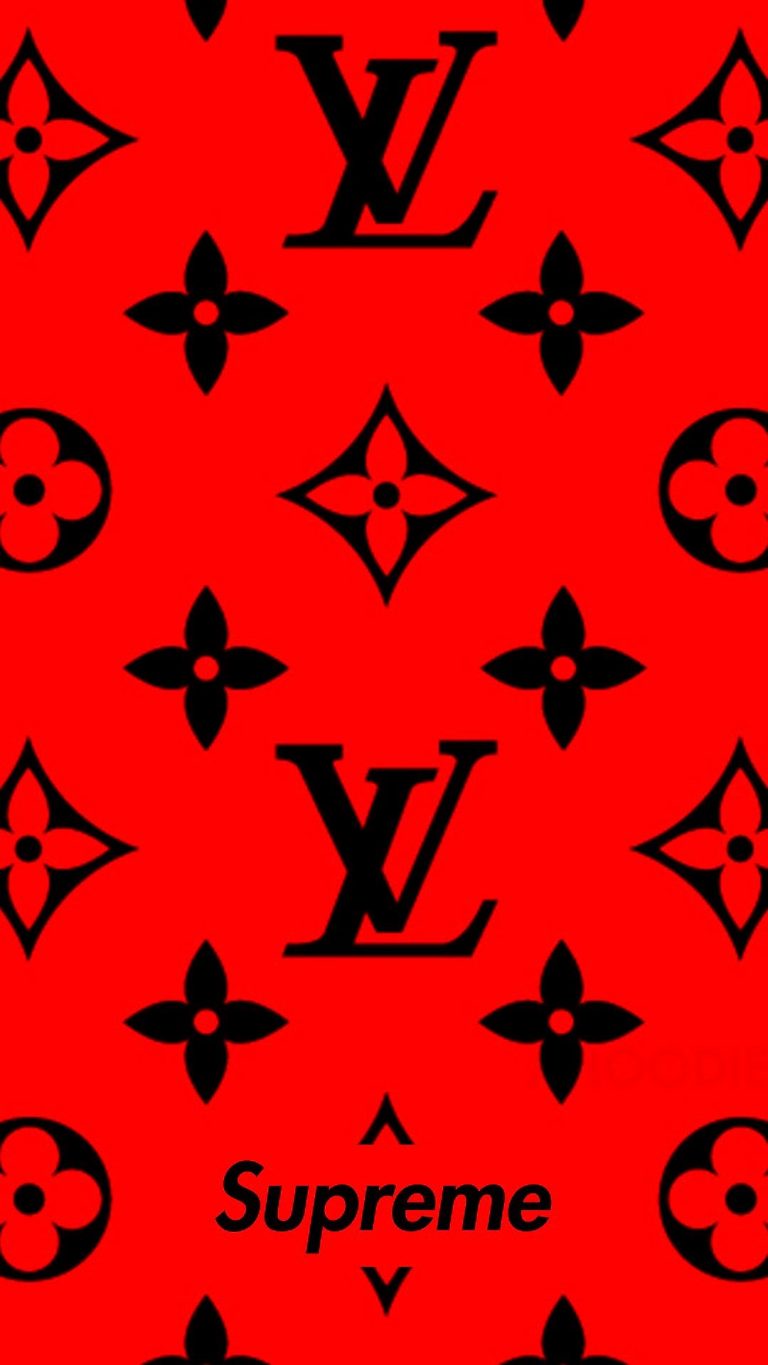 Supreme Louis Vuitton logo