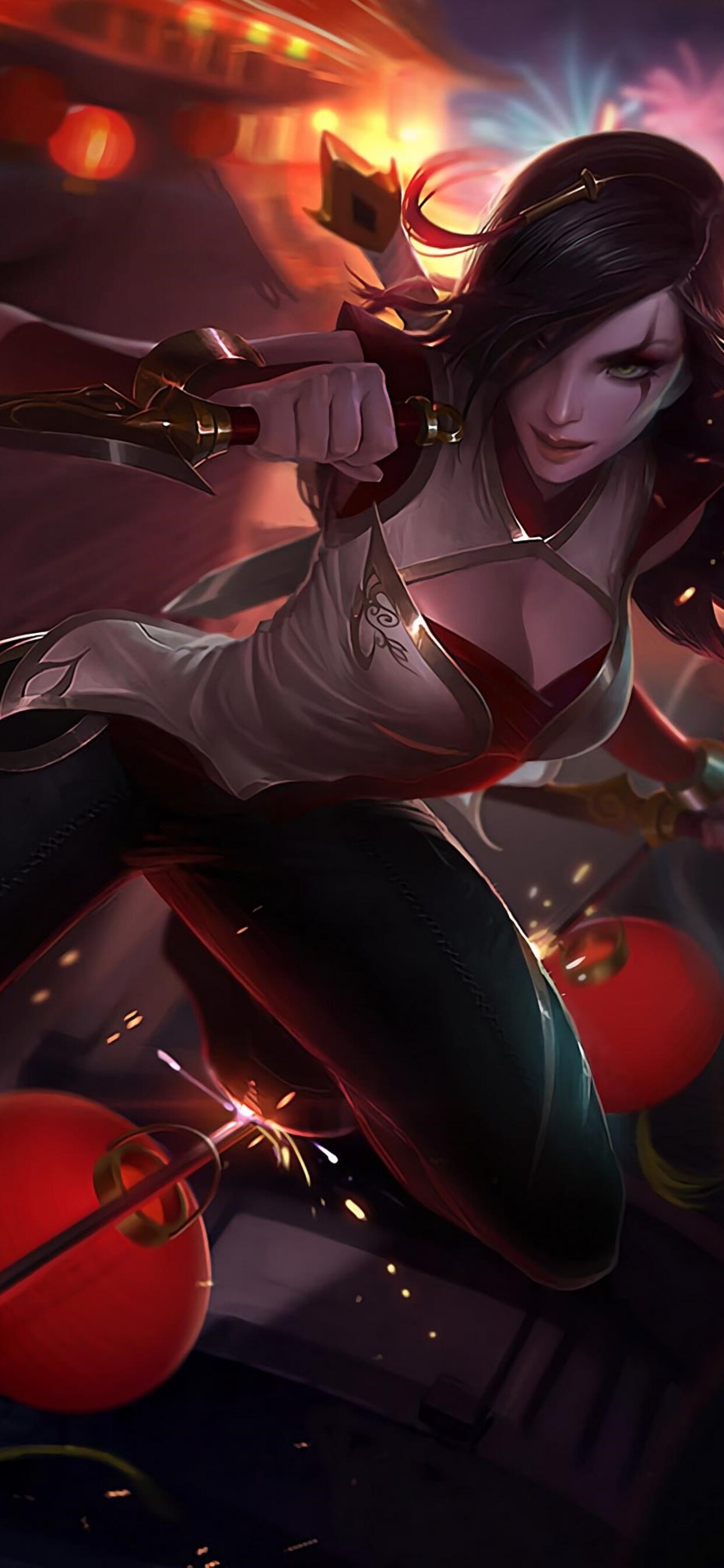 1242x2688  1242x2688 Катарина League of Legends iPhone XS Max HD 4K Обои, изображения, фоны, фотографии и картинки 