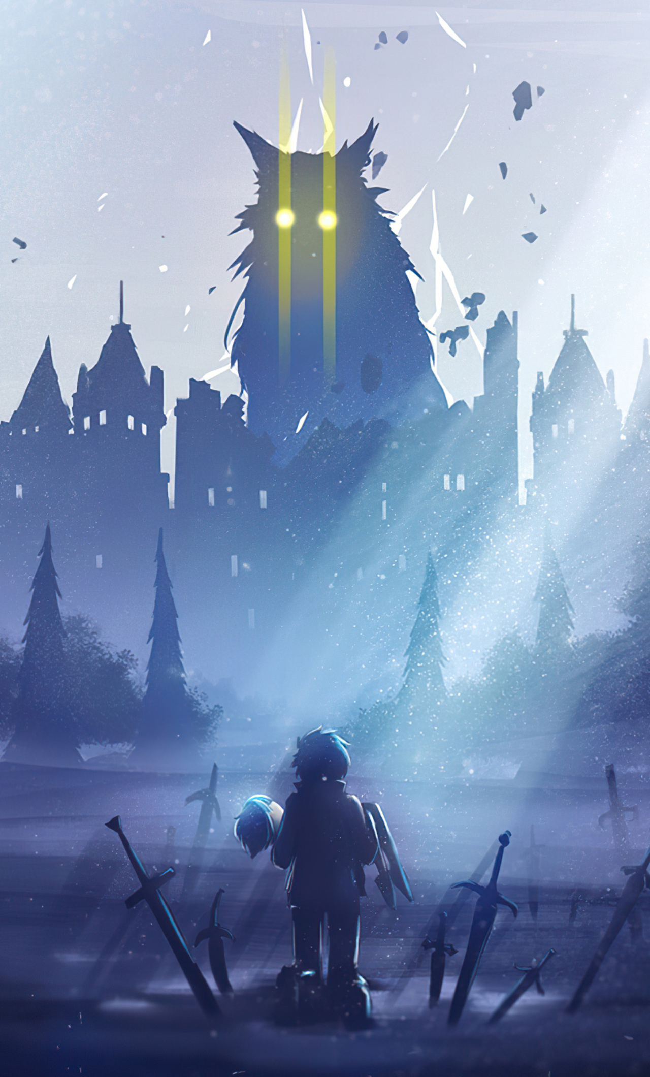 1280x2120   Re: Zero; Rem | Симпатичные аниме обои, аниме обои iPhone, милые мультфильмы обои 