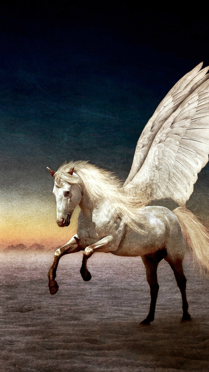 720x1280  fantasy Pegasus - Мобильная пропасть 