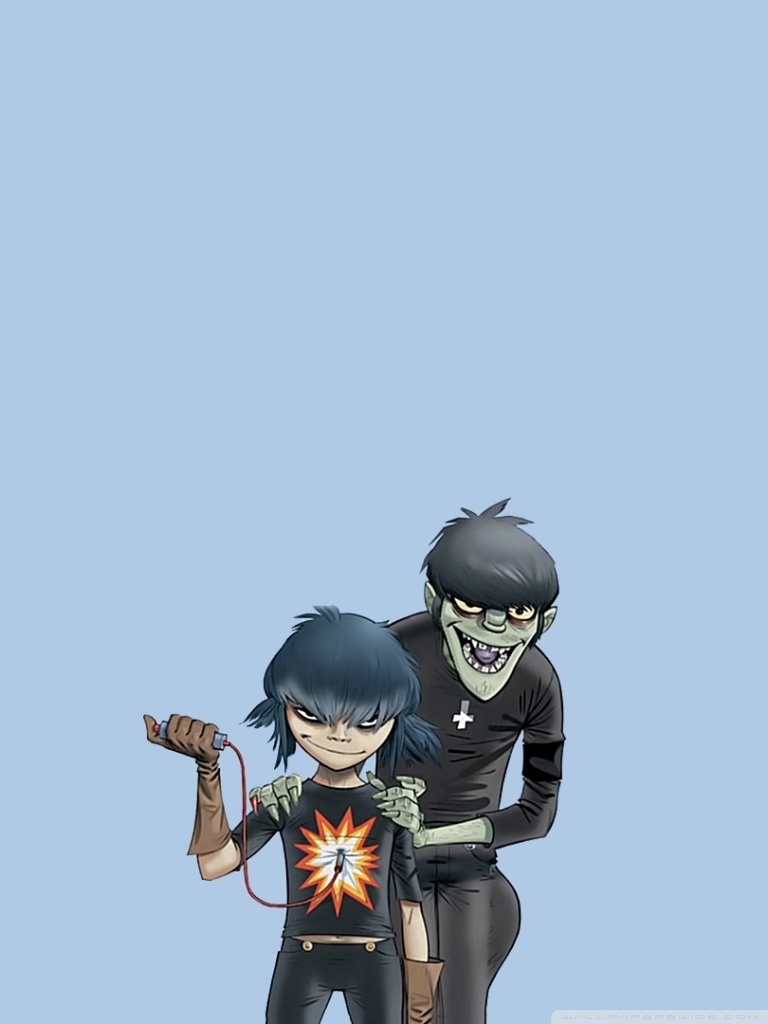 Обои на рабочий стол gorillaz