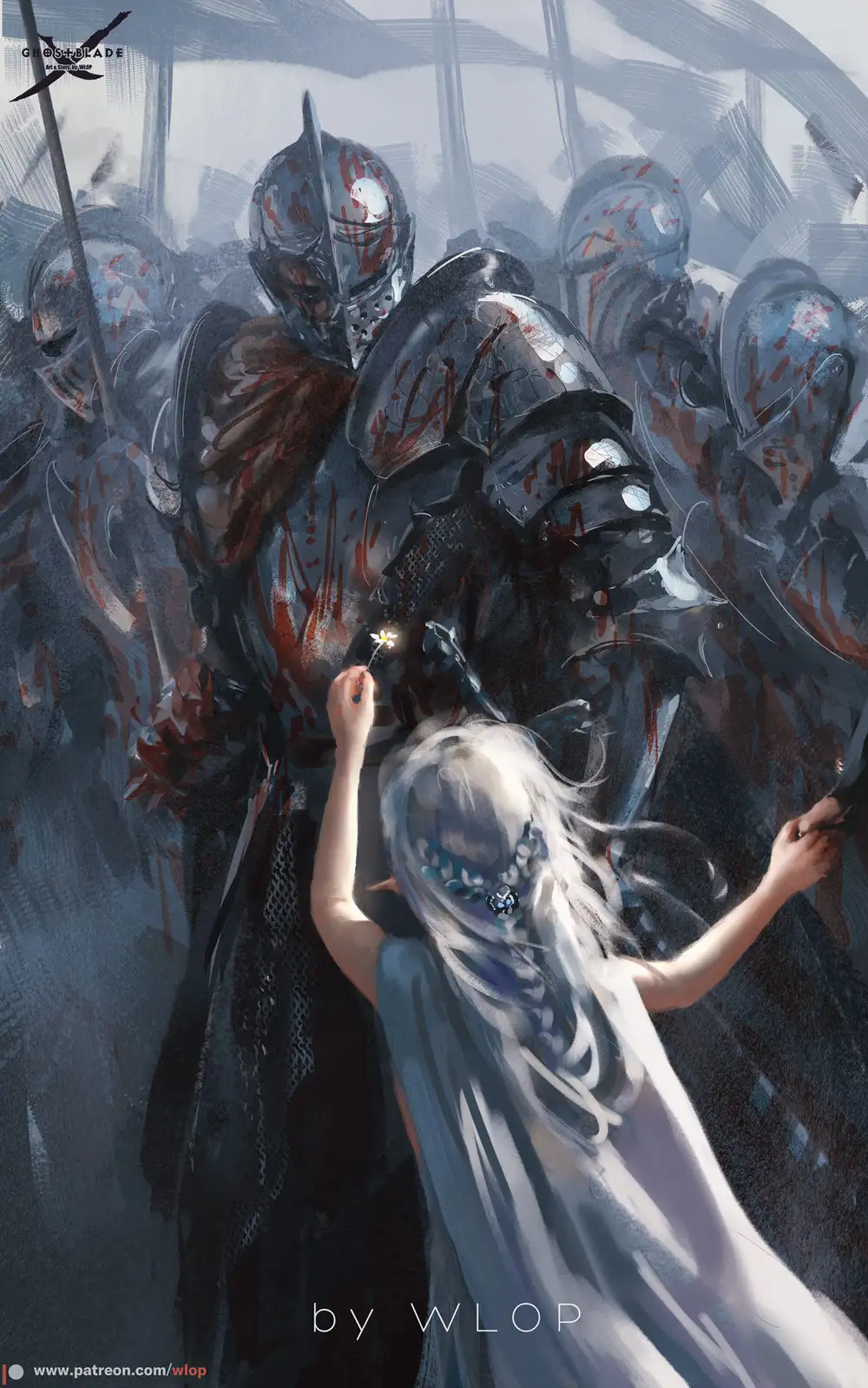 1000x1599  1190396 Sarlia, Digital Art, Comics, Fantasy Girl, Ghostblade (Comics), Warrior Fantasy, WLOP - REDEALS Аниме девушки, белые волосы, рыцарь, призрак, призрак + лезвие ... | 1080p, 2K, 4K, 5K HD Обои Скачать бесплатно | OceanOfWallPapers.com 