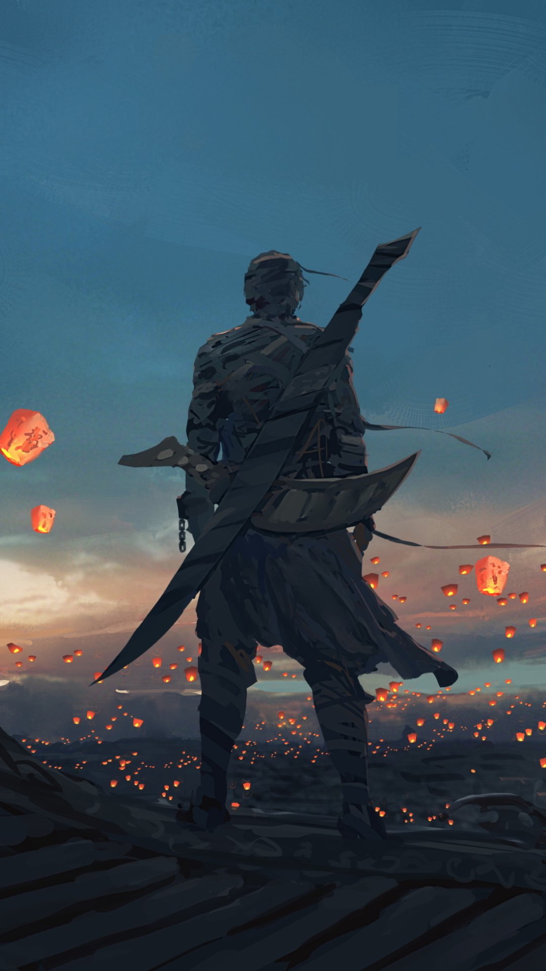 1080x1920  wlop Ghost Blade обои - Резолюция: 1135x1900 - ID: 1182041 - Wallha.com 