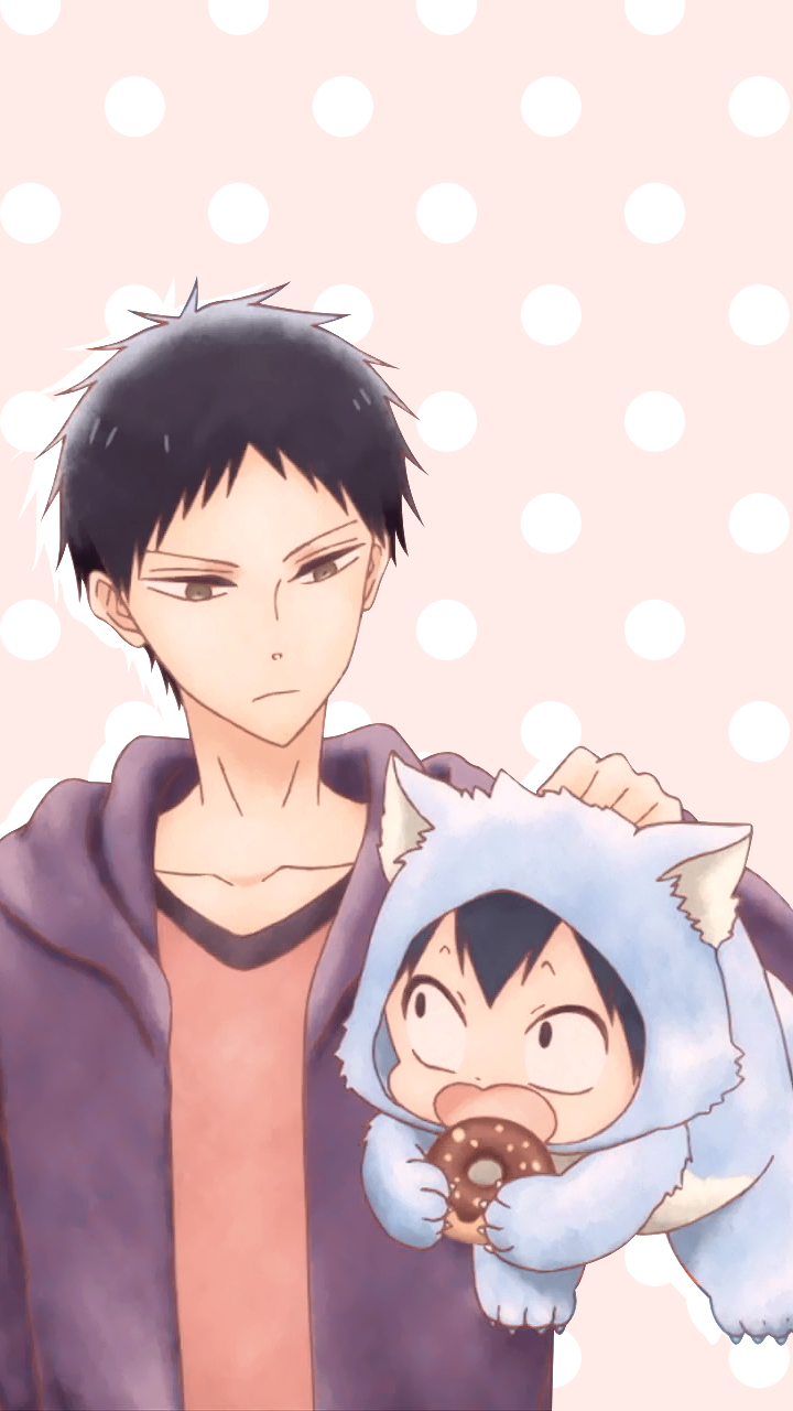 720x1280   Ryuuichi and Kotarou #gakuen Babysitters | Картун, Илустраси Комик, Kucing Chibi