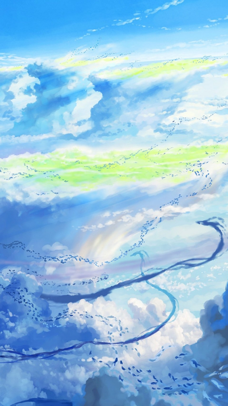 750x1334   Лучший аниме iPhone HD обои - ilikewallpaper 