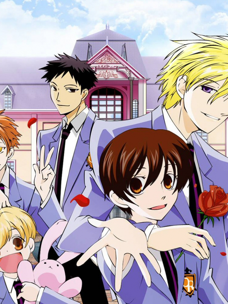 768x1024  pin от Бруклина в хост -клубе средней школы Урана. | Хозяйный клуб, ура -школьный клуб средней школы Funny, Host Club Anime