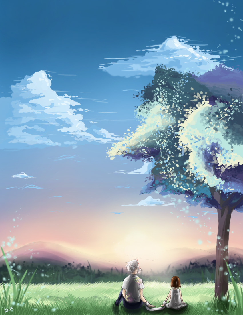 850x1100  Anime The Forest of Firefly Lights Wallpapers - обои пещера No Mori E Обои 2020 г. - Сломаная панда 