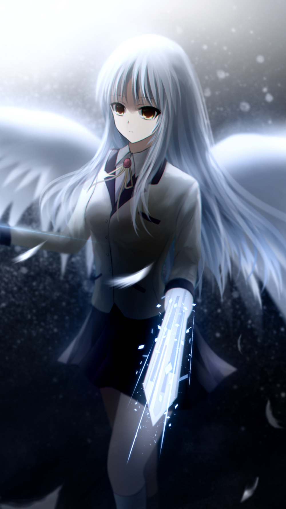 Angel beats обои на телефон