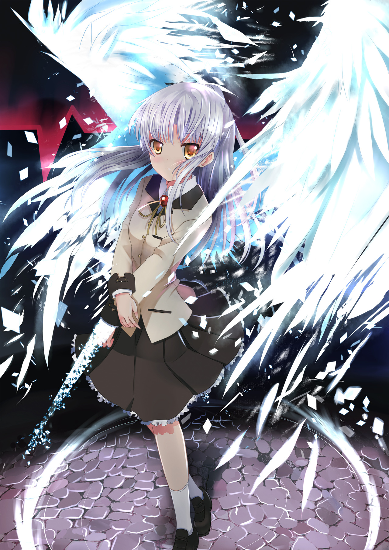 1280x1810  angel Beats HD обои Für Android - APK Herunterladen