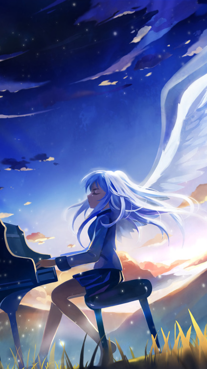 720x1280  Kanade, Angel Beats, Tenshi, Anime Girl, Angel, Tachibana Kanade, Waifu, HD Телефон | Мобильный 图片 аниме -ангел 图片 аниме 图片 照片 从 Saree9 | 照片 图像 图像 