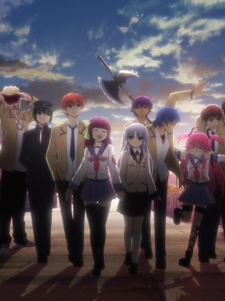 768x1024  Angel Beats Wals от Infunerar [1920x1080] Для вашего рабочего стола, Mobile \ U0026 Tablet | Explore 74+ Anime Angel Wallaper | Темные аниме обои, обои из темного ангела, 