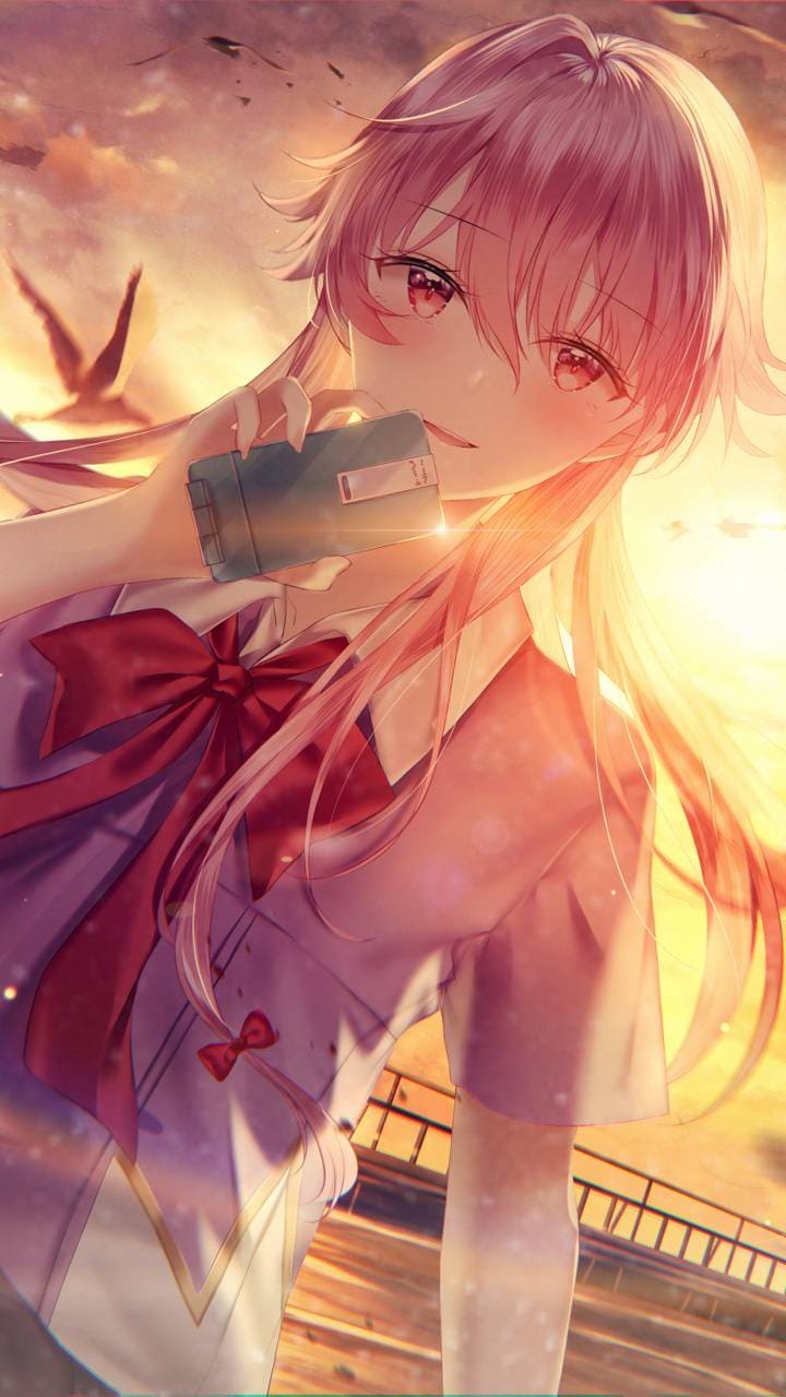 720x1280  HD: Аниме девушки, картинка -картинки, Гасаи Юно, Мирай Никки, Репрезентация | Wallpaper Flare