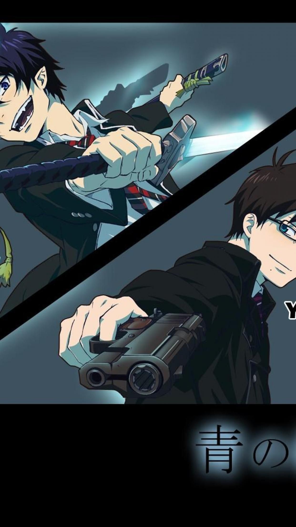 1242x2208  Anime Blue Exorcist - Mobile Abyss