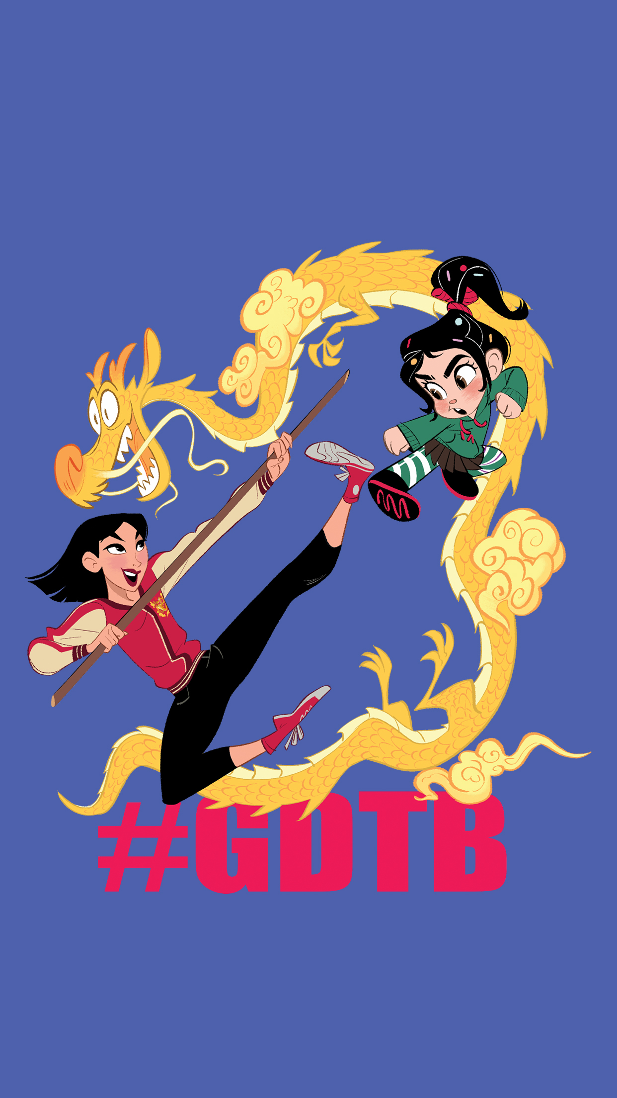 1242x2208  Phone обои: Принцессы Диснея Ральф выходит в Интернет в удобной одежде - YouLoveIt.com 