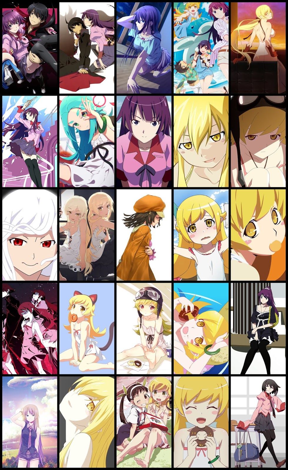 979x1600  monogatari (серия). Аниме, аниме обои, обои HD