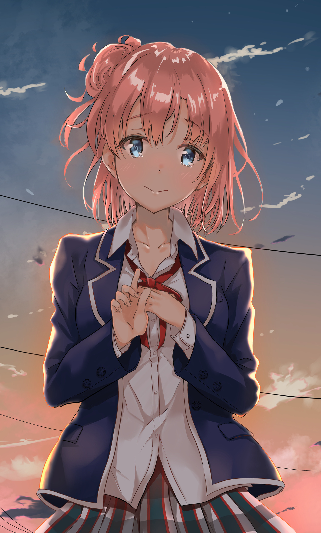 1280x2120   моя романтическая комедия -подростка неверна, как и ожидалось, Snafu: Shizuka Hiratsuka, Meguri Shiromeguri \ U0026 Haruno Yukinoshita HD Скачать 