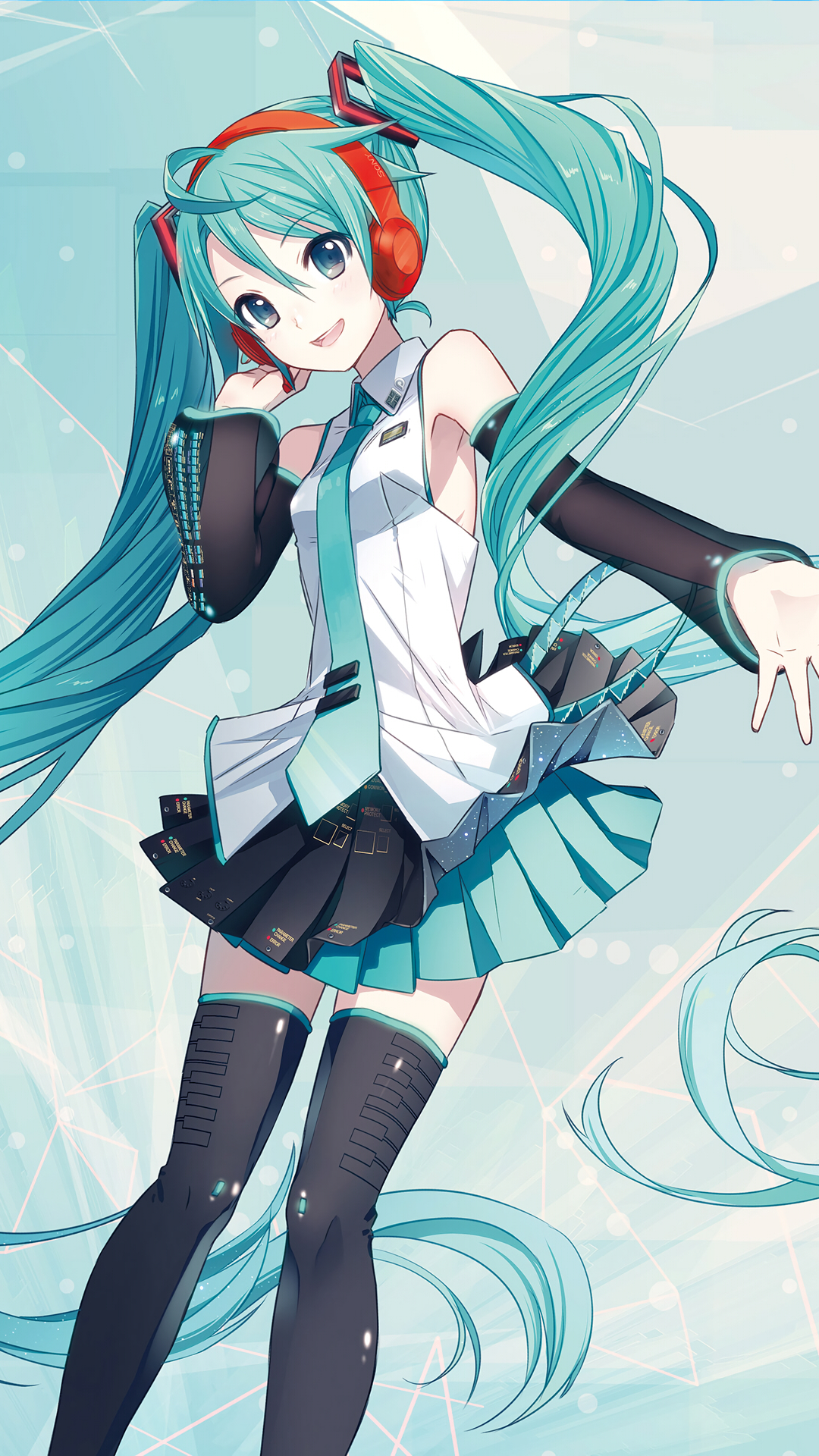 Hatsune miku обои на телефон