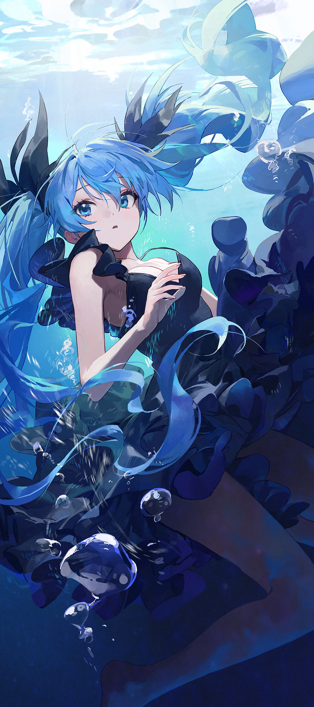 1000x2252 Hatsune Miku Vocaloid Wallpaper [1000x2252] - 5 - WallpaperArc