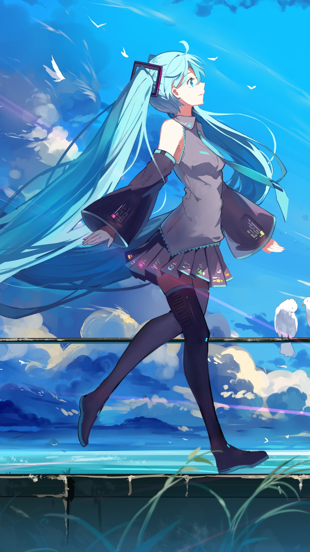 1080x1920 Hatsune Miku Anime Girl 4K Wallpaper # 190 