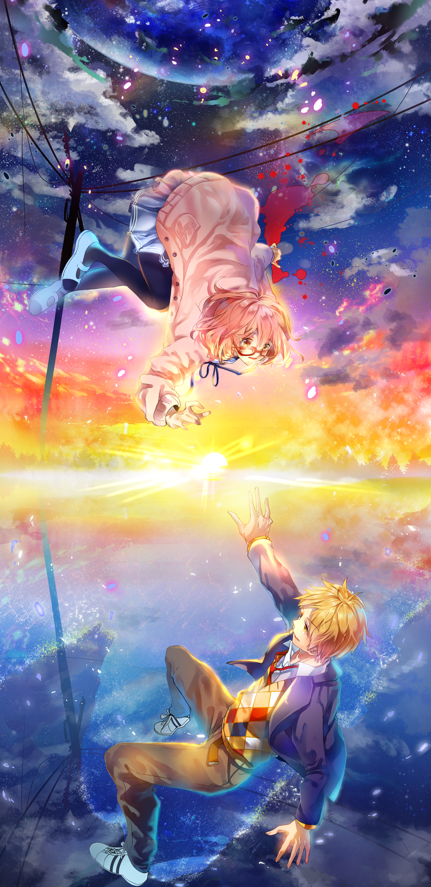 1440x2960  ANIME За пределами границы - Mobile Abyss