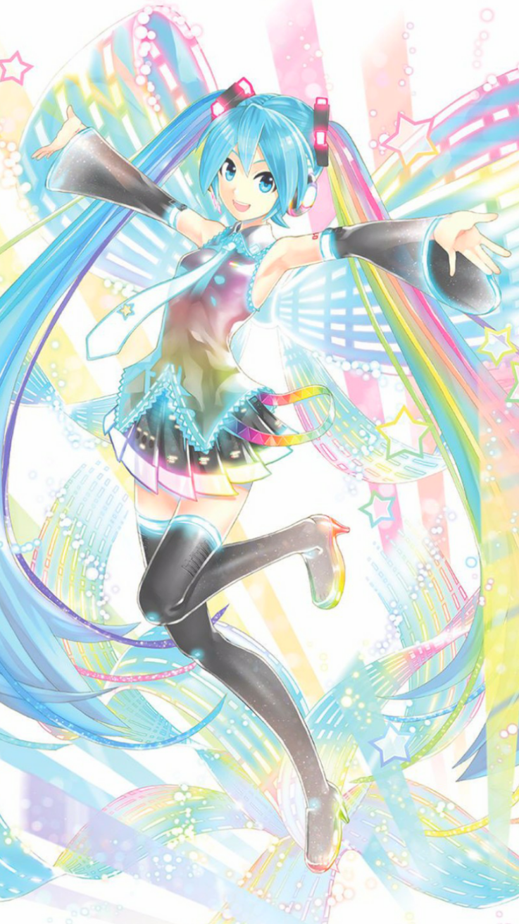 737x1311 Обои для телефона Hatsune Miku от hakuhakurei2k3 на DeviantArt 