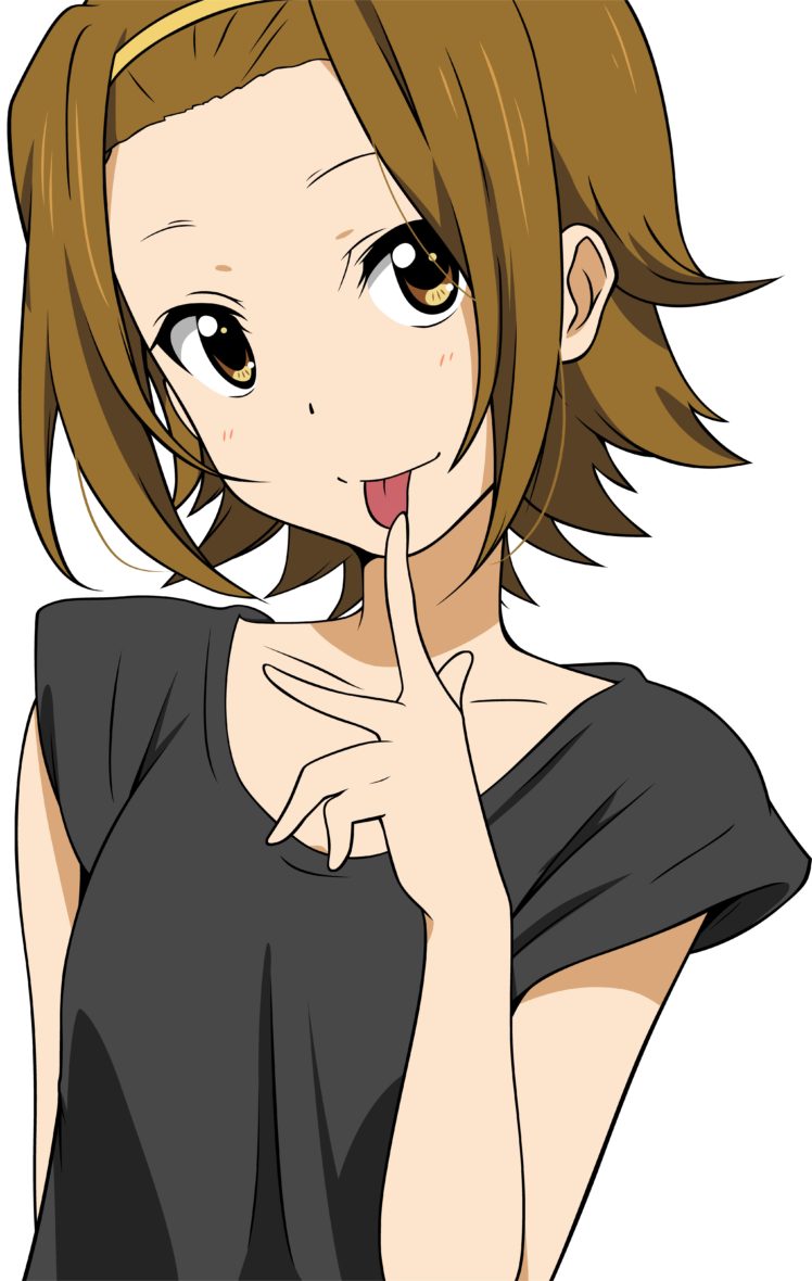 748x1180  crop Nakano Azusa обои бесплатно, Hirasawa Yui, K-On!, Школьная униформа, дружба, игривый, торт, черный фон 