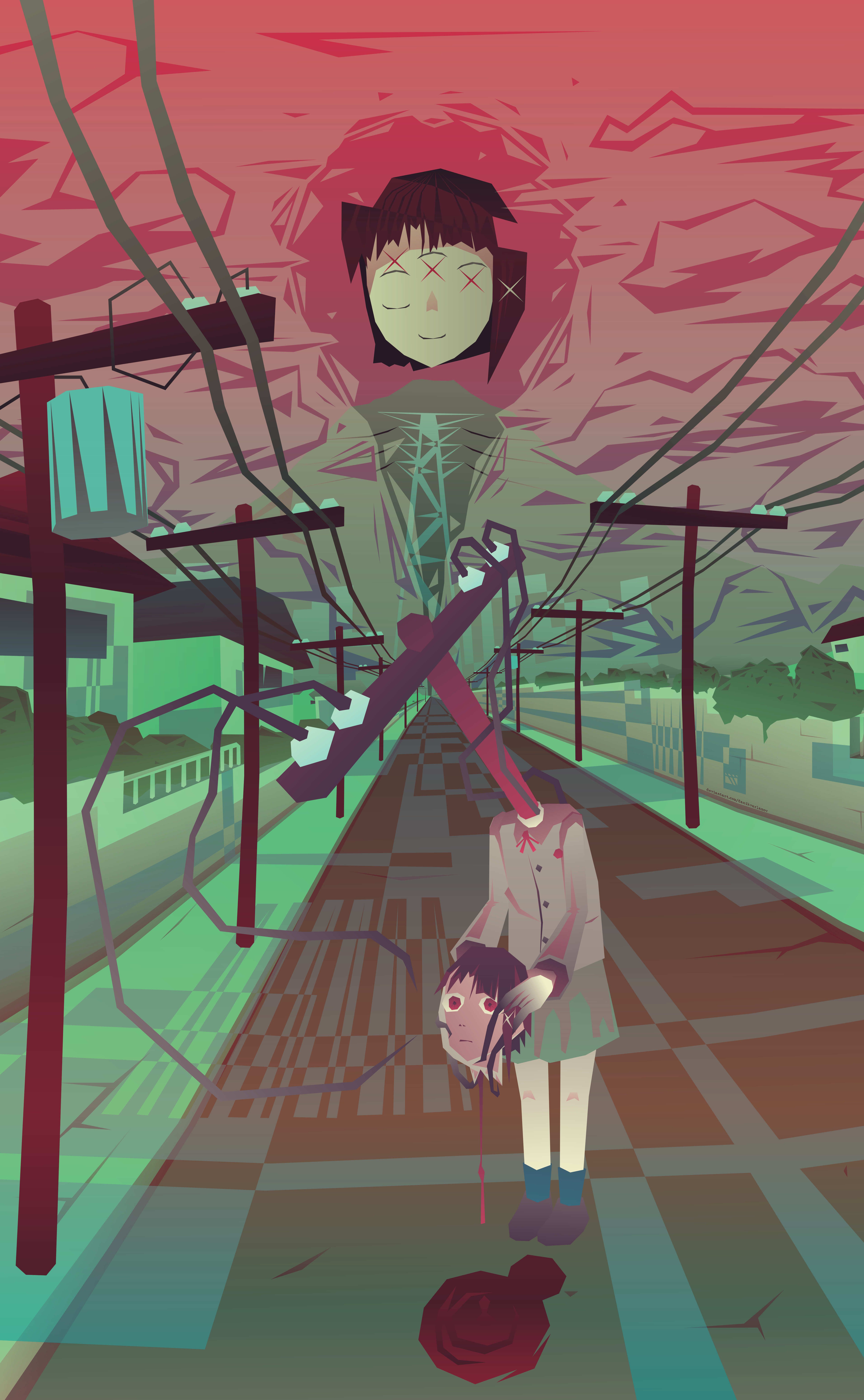 5000x8100  FREE Скачать каваи обои для обоев. Исследуйте 43+ последовательные эксперименты Lain Wallpaper | Серийные эксперименты Lain обои, Lain обои, видео обои сериал 