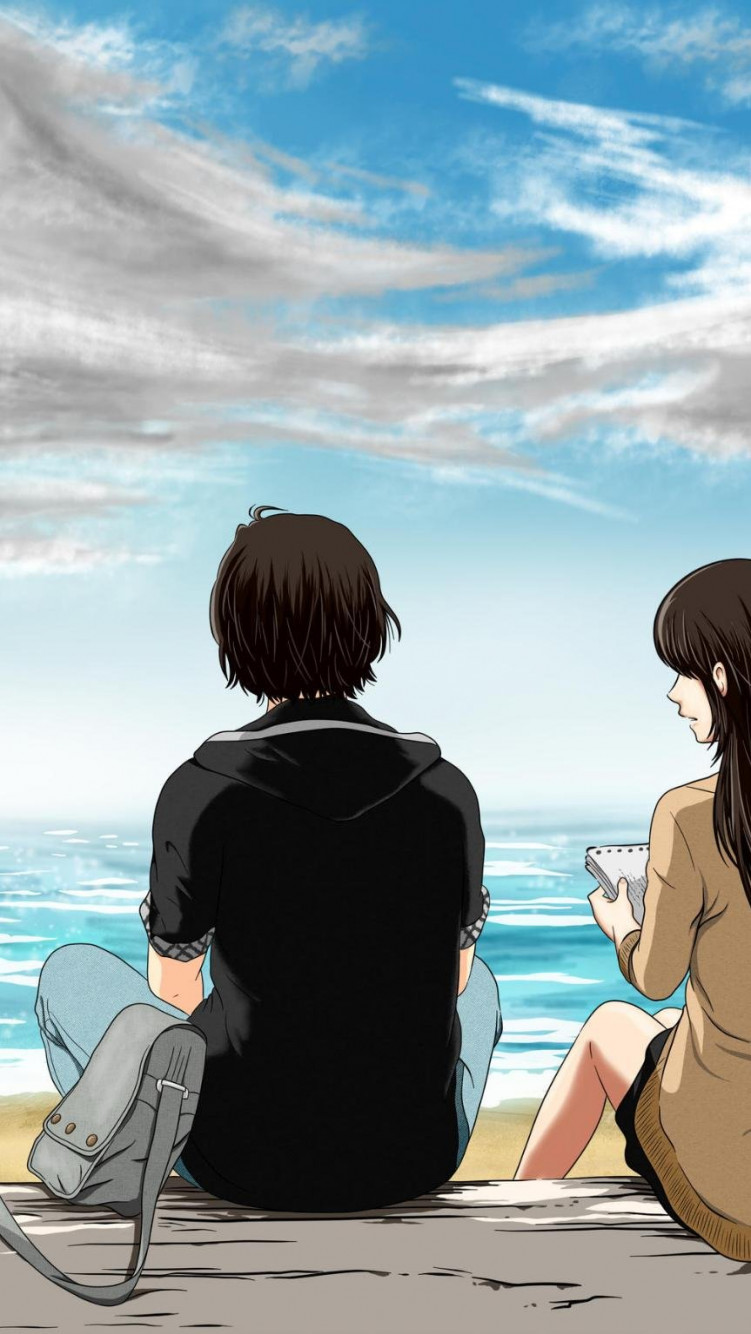 751x1334   Wallpaper: Совместная одежда, Hairstyle, Photo Мультфильм, школьная форма, рукав, дизайн одежды, уличная мода, талия, черные волосы, прохладный, парик, бедра, люди, хим Я: r/Onecgirlfriend 