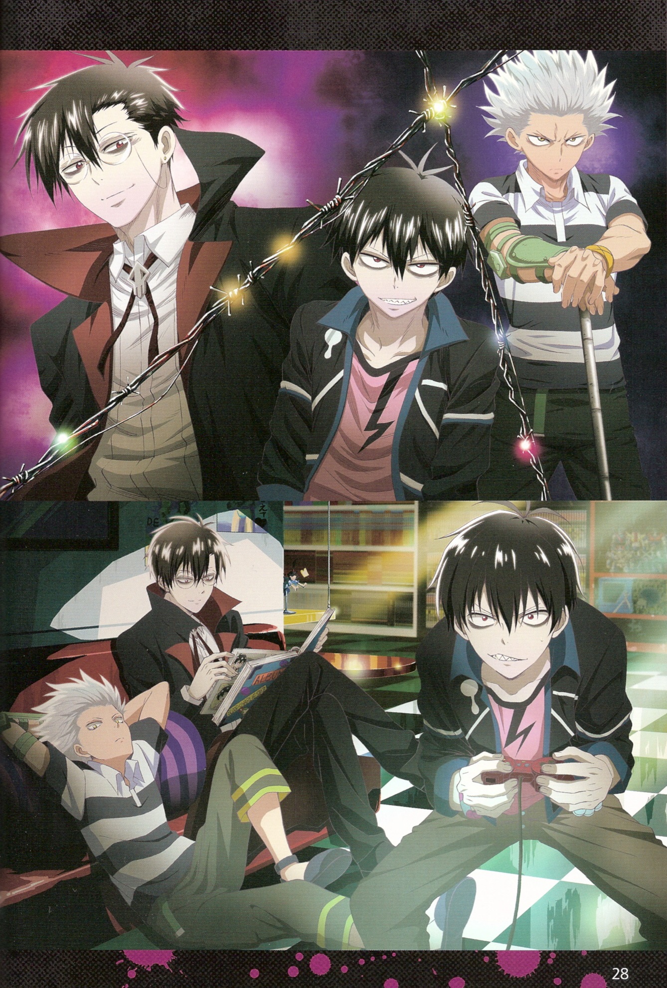 1338x1982  IMMAGIN ANIME Blood Lad Base Base (Studio) Yanagi Fuyumi Vlad d. Braz -Wolf (Blood Lad) Bel Hydra 720x1280 345423 It