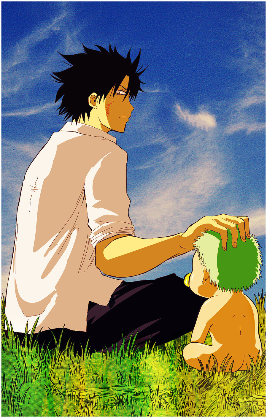 900x1408  free Скачать Oga Tatsumi и Baby Beel Beelzebub от Rejakted [877x1281] для вашего рабочего стола, Mobile \ U0026 Tablet | Исследуйте 50+ Hope Beel обои | Хоуп Пил Обои, Хоуп Микаэлсон Обои, никогда не теряй Обои надежды Обои 