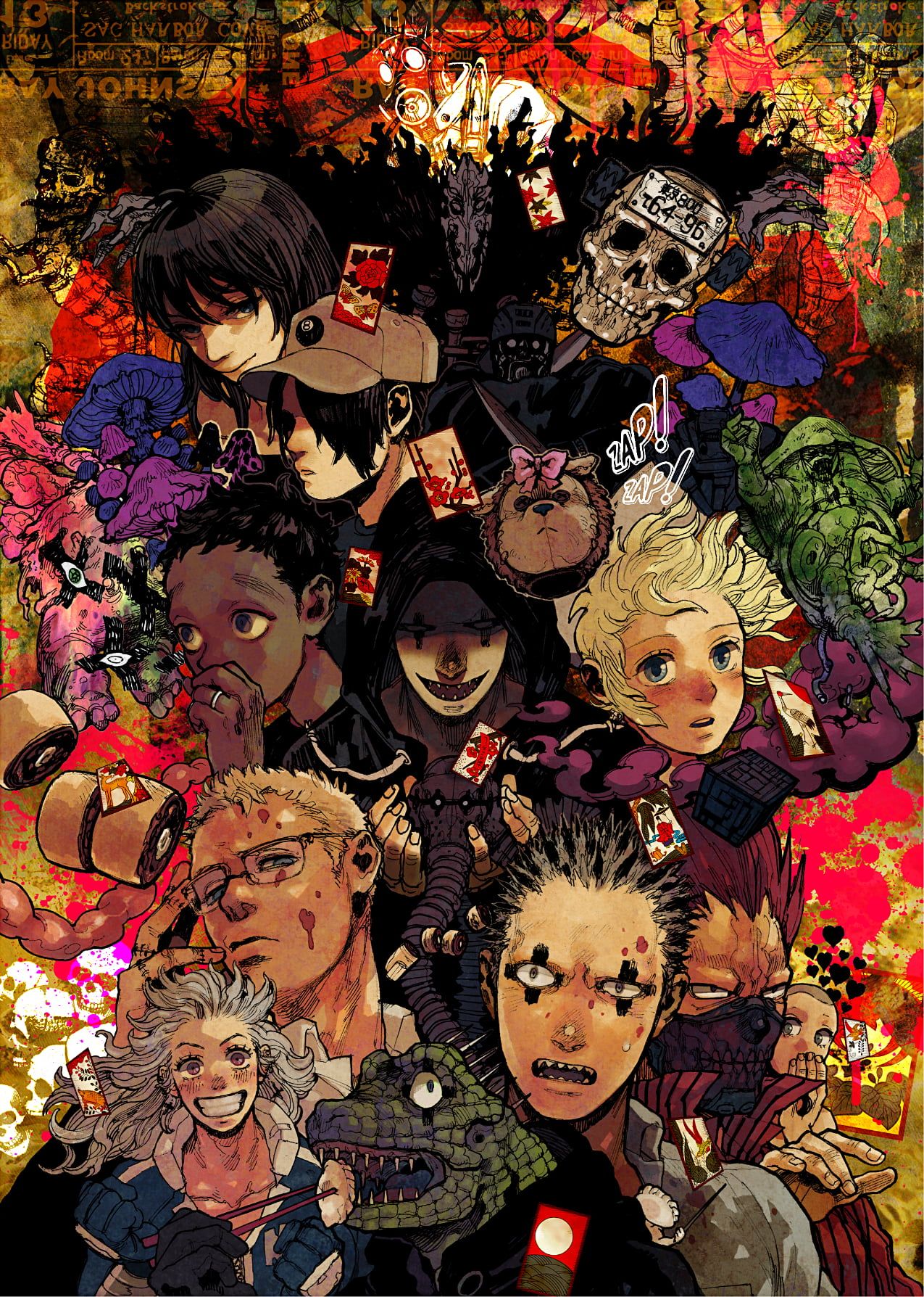 1275x1788 need Помощь в поиске произведений искусства для обоев: R/Dorohedoro 
