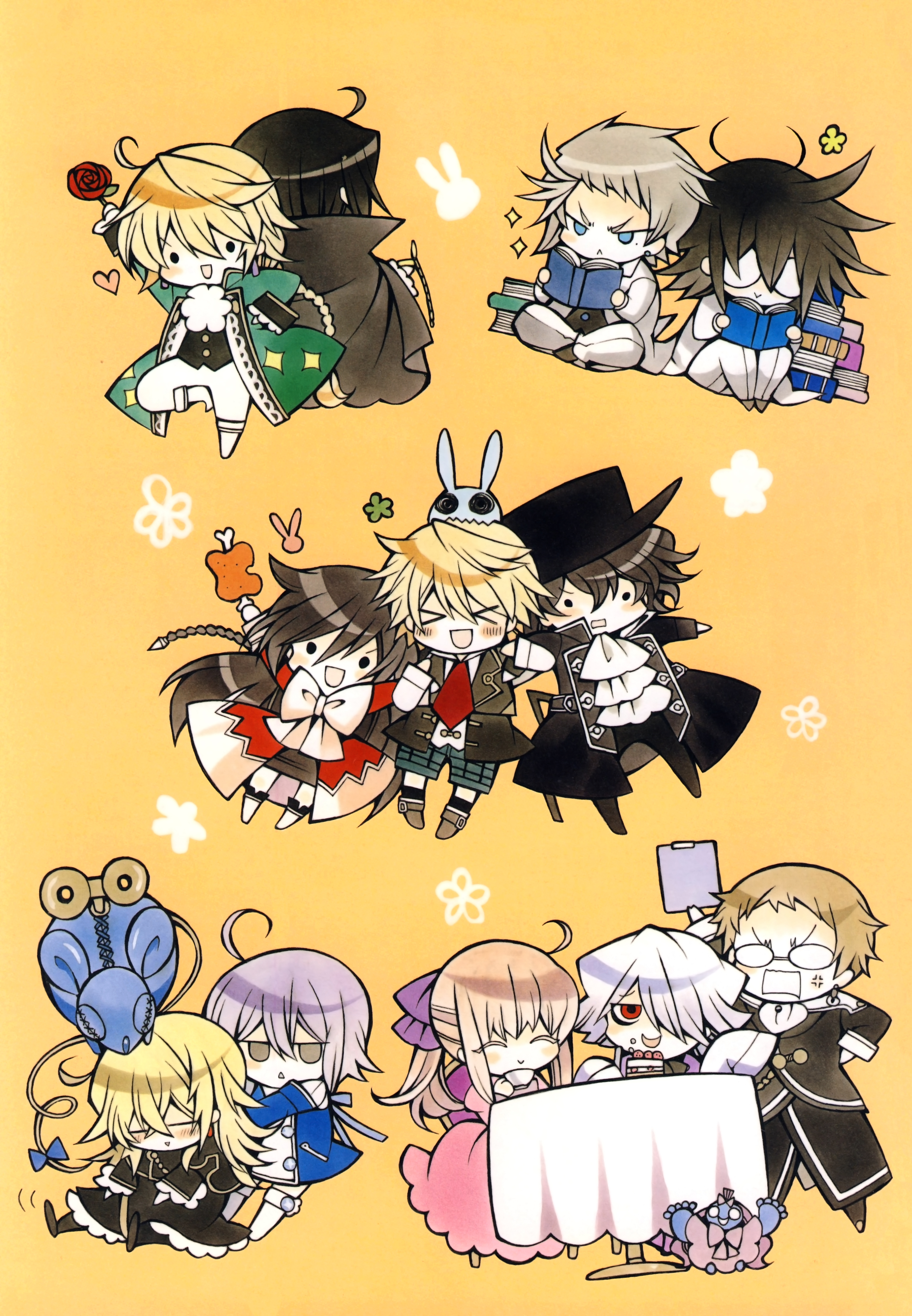 4800x6919  magicheaven - некоторые телефонные обои из Hearts с некоторыми ... | | Cuori Pandora, аниме Divererte, Pandora Hearts