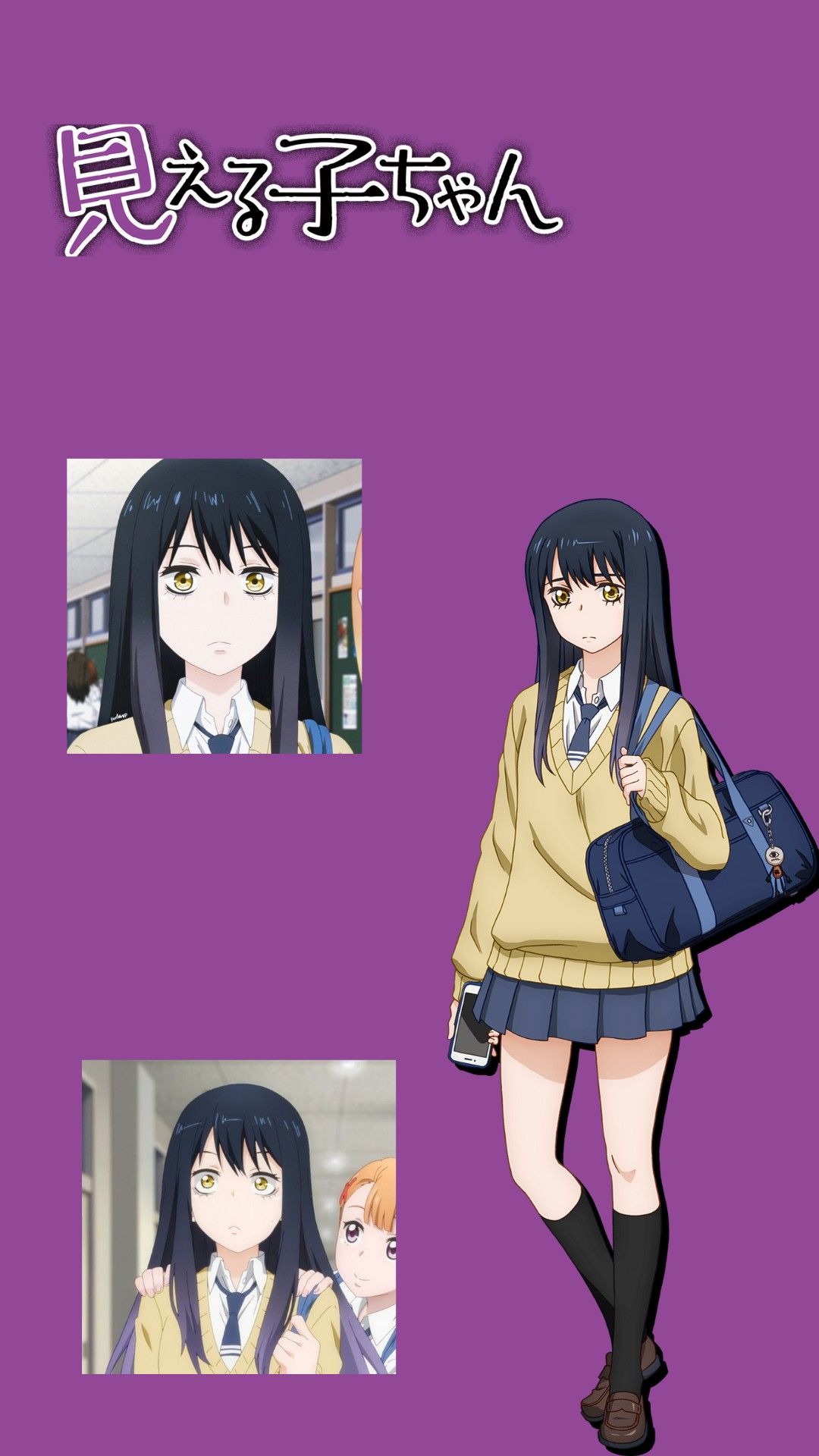 1080x1920  miko yotsuya # mieruko Chan # обои | Аниме, обои, искусство 